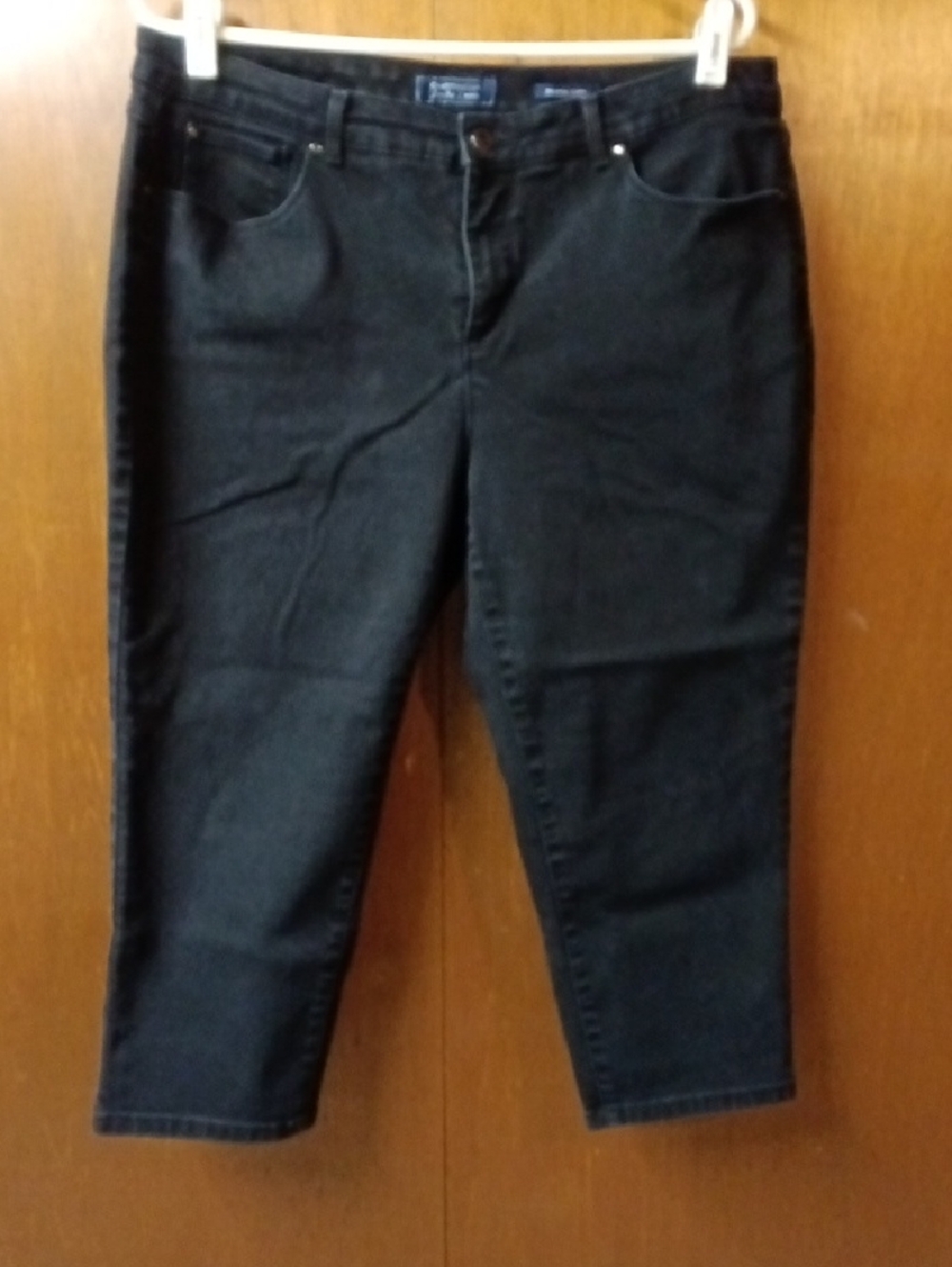 Charter Club Black Cropped Ankle Jeans